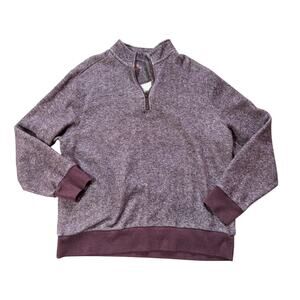 Northwest Territory Quarter Zip‎ Pullover Size 2X Soft Fleece Casual & Cozy Y2K